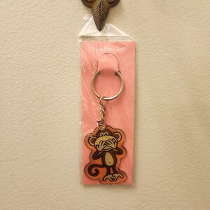 Vtg Y2K Early 2000s Original Bobby Jack Monkey Keychain Keyring Kid Nostalgic